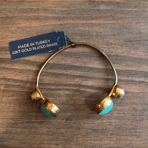 Gold plated bangle - Picture 2 of 3